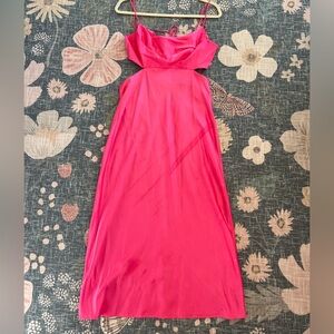 More to Come Fuchsia Midi Dress